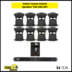 Paket Taman Kolam Speaker TOA - 8 Speaker